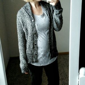 Neiman Marcus Cashmere Button Cardigan Sweater